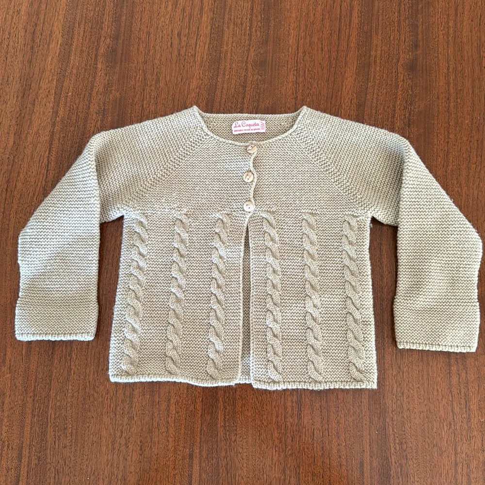 La Coqueta merino wool cardigan